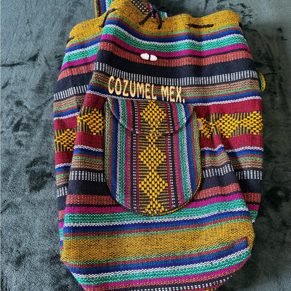 Colorful Striped Tote Bag